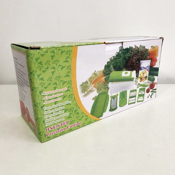 Терка Nicer Dicer PLUS овочерізка універсальна терка ручна овочерізка мультислайсер NG-827 кухонна овочерізка | Зображення 3