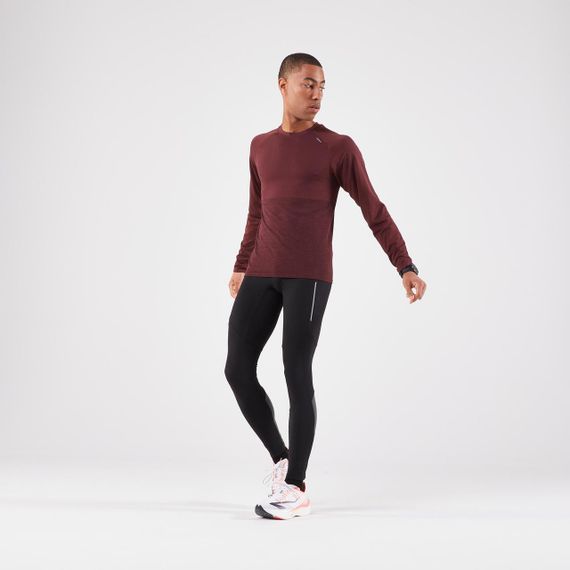 Тайтси чоловічі Kiprun Warm для бігу чорні/сірі - 2XL UA56/58 L34 | Зображення 3
