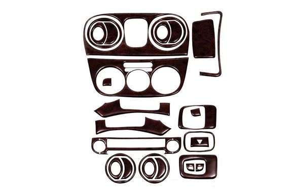 Декоративні накладки салону Чорний рояль для Fiat Fiorino/Qubo 2008↗ рр. | Зображення 8