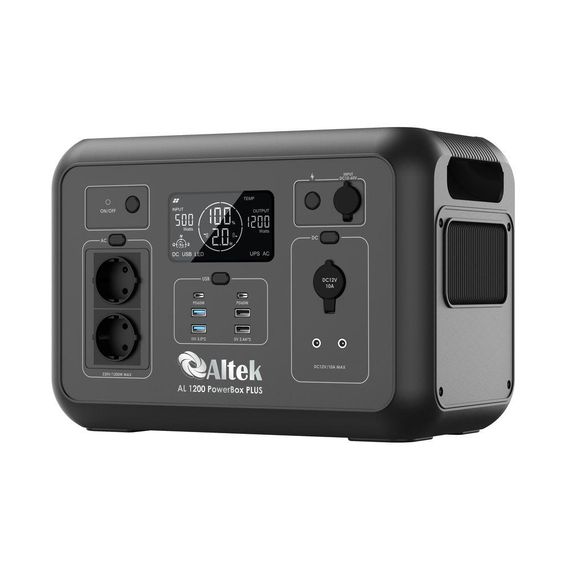 Портативна зарядна станція ALTEK AL 1200 PowerBox PLUS (1008 Вт·г) | Зображення 1
