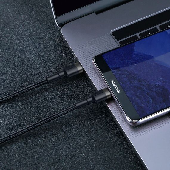 Кабель Baseus Cafule Type-C to Type-C PD 2.0 60W (2m) | Зображення 2