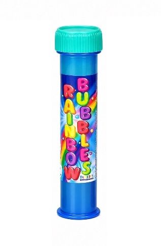 Мильні бульбашки "Rainbow Bubbles" BIGRP050, 50 мл, ціна за 1 штуку (4828433923491) Синій