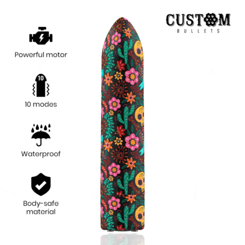 Мощная вибропуля SkullCustom Bullets (Испания) Sex Aura