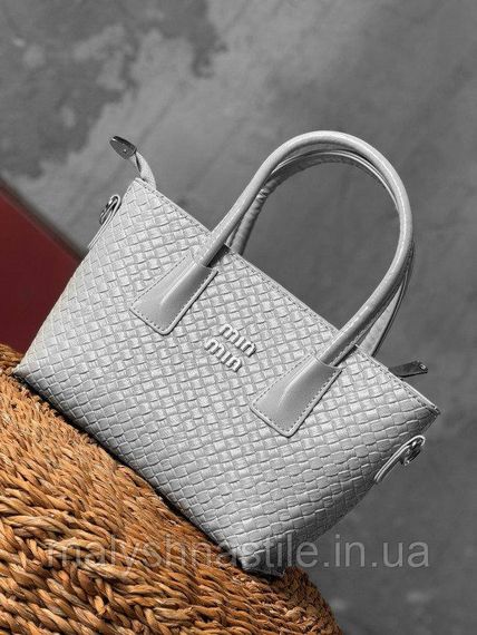 Женская сумка Miu Miu grey 4 ДЛ7329 | Зображення 2