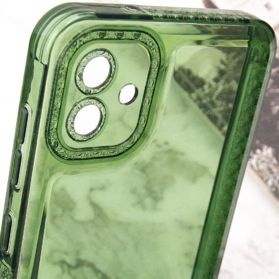 Чохол TPU Starfall Clear для Samsung Galaxy A04e Зелений | Зображення 4