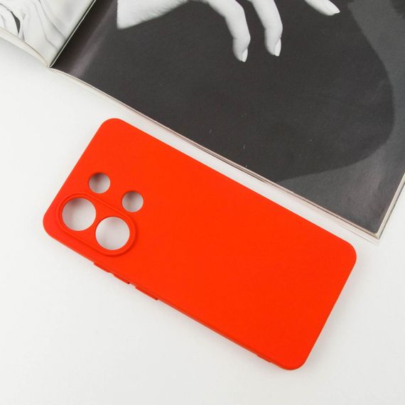 Чехол Silicone Cover Lakshmi Full Camera (AA) для Xiaomi Redmi Note 13 5G Красный / Red | Зображення 1