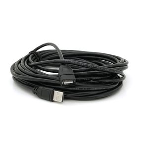 Подовжувач USB 2.0 AM/AF, 10.0m, 1 ферит, Black