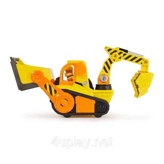 Щенячий патруль Кремез і команда Бульдозер та фігурка Кремеза Делюкс Paw Patrol Rubble & Crew Rubble’s Bulldozer | Зображення 1