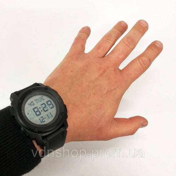 Бюджетні спортивні годинники SKMEI 1853BKWT Наружні годинники для військових тактичні MZ-73 | Зображення 2