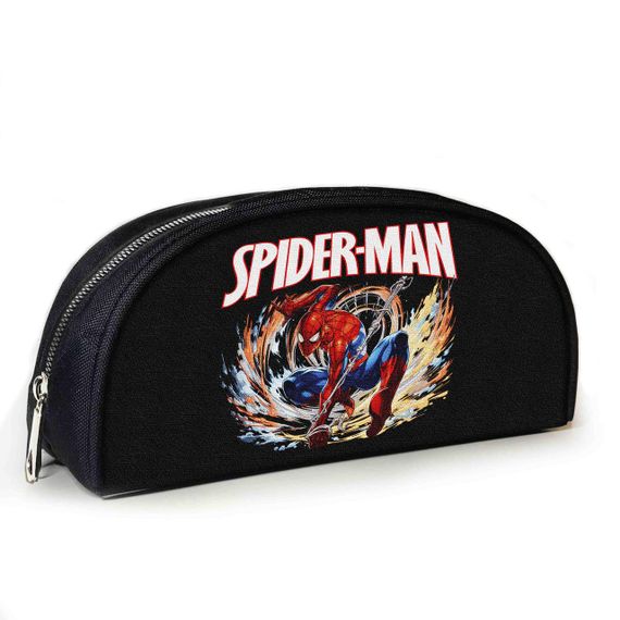 Пенал шкільний з принтом Людина-павук 23х10х8 см дитячий для дівчинки, хлопчика (3977)