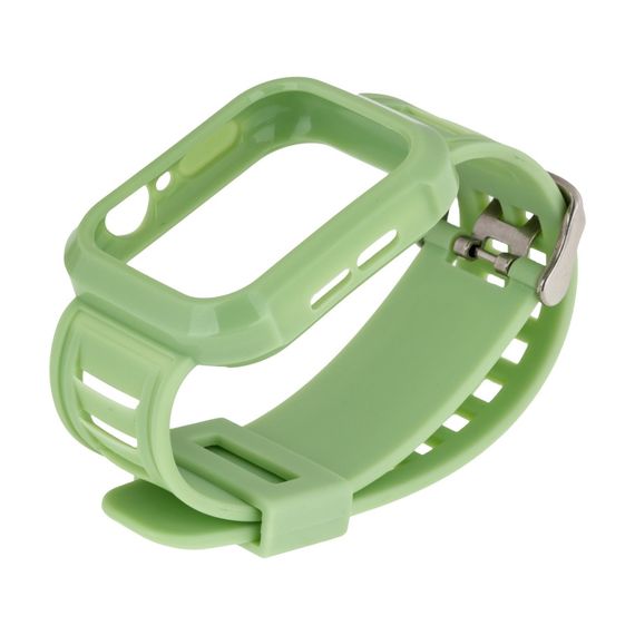 Ремешок для Apple Watch Band Silicone Shine + Protect Case 44mm | Зображення 1