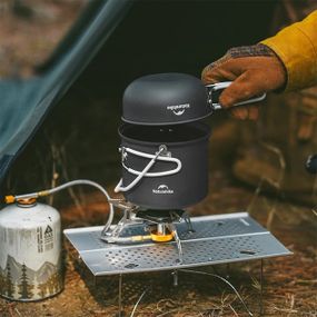 Набор посуды Naturehike NH18T018-G 2 кастрюли, 2 крышки OE-95