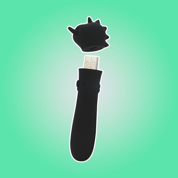 Вібратор-єдиноріжка Unihorn USB Bullet – Wild Spirit, віброкуля, USB-зарядка, 10 режимів | Зображення 7