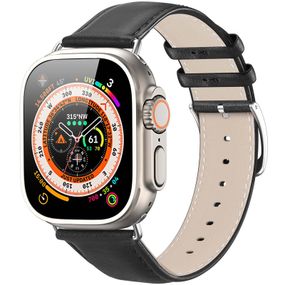 Ремешок Dux Ducis Leather Strap Classic для Apple Watch 38/40/41/42mm(ser.10) Black
