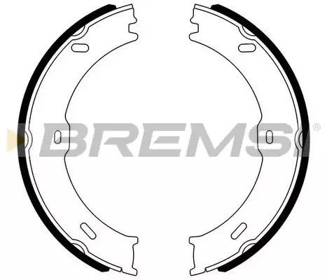 Колодки ручного гальма Sprinter/Crafter 06-, Bremsi (GF0315) | Зображення 2