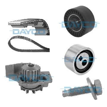 Ремень ГРМ компл. + помпа Citroen Berlingo/Jumpy / Fiat Scudo / Peugeot Expert/Partner 2.0 HDi/JTD 99-, Dayco, KTBWP5340,