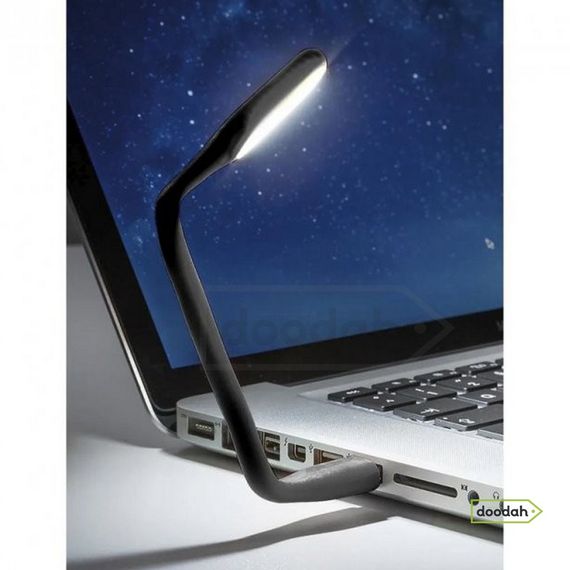 Гнучка USB Led лампа для ноутбука, павербанка – CARPRIE TSLEE Black 17 см | Зображення 2