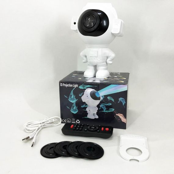 Проектор-нічник космонавт зоряне небо в дитячу, Проектор нічник галактика космос, Астронавт нічник MU-89 | Зображення 8