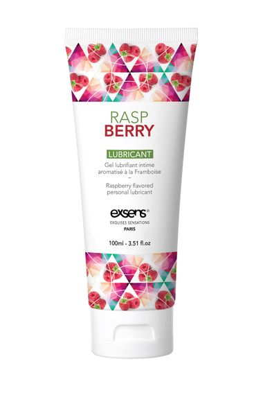 Їстівний лубрикант на водній основі EXSENS LUBRICANT RASPBERRY 100ML | Зображення 2