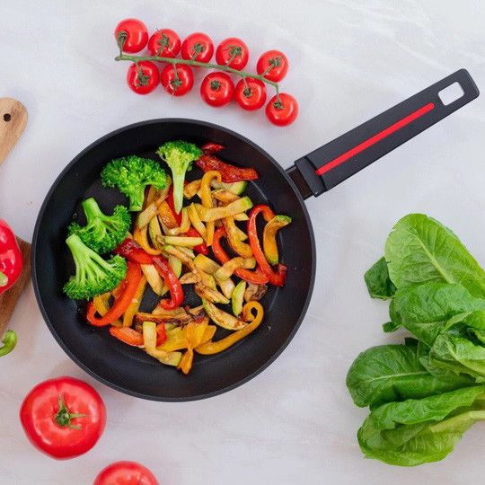 Сковорода на кухню Magio MG-1170 24см, Сковорода з товстим дном, JV-233 Якісна сковорода | Зображення 9