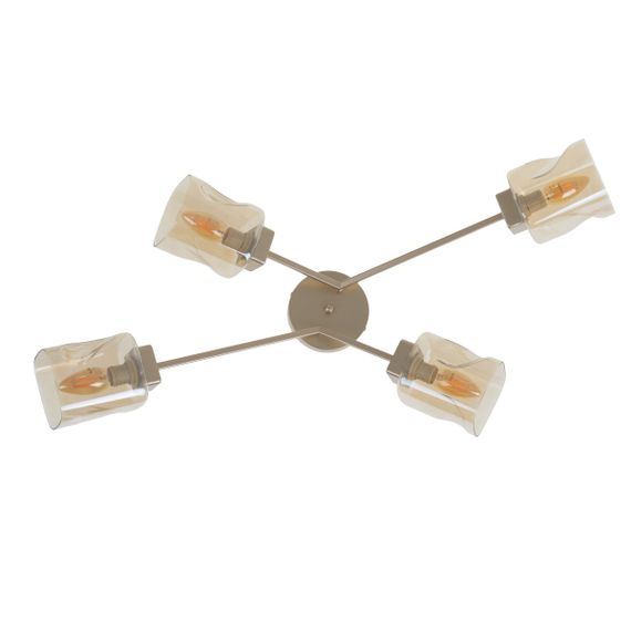 Люстра потолочная в зал E27 60W BK (LK-669C/4) | Зображення 6