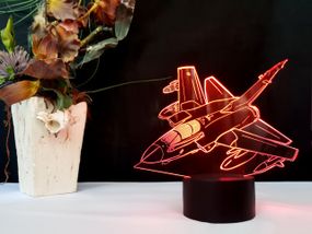 Змінна пластина для 3D світильників "Літак 5" 3DTOYSLAMP