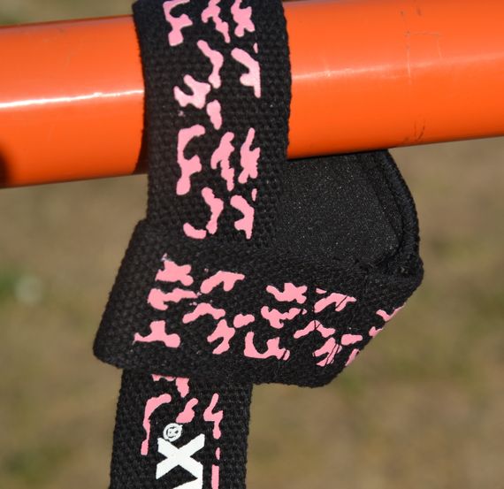 Лямки для тяги Мадмакс Camo Power Wrist Straps Camo/Pink | Зображення 7