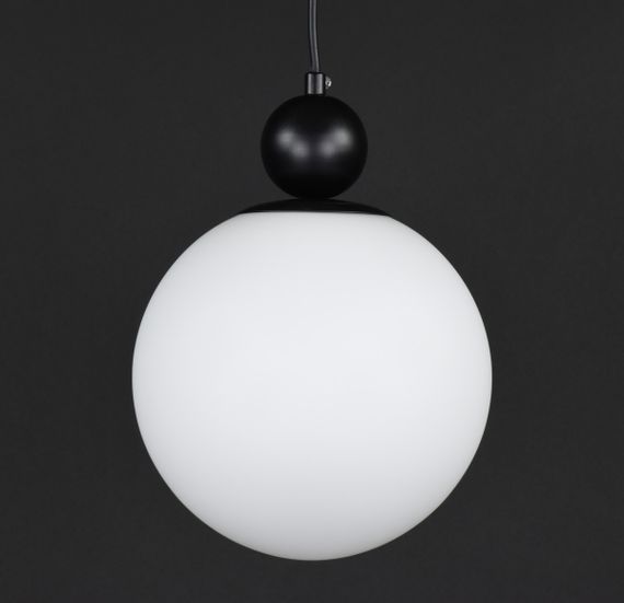 Люстра підвісна на 1 лампочку 27814 Чорний 30-190х20х20 см. | Зображення 5