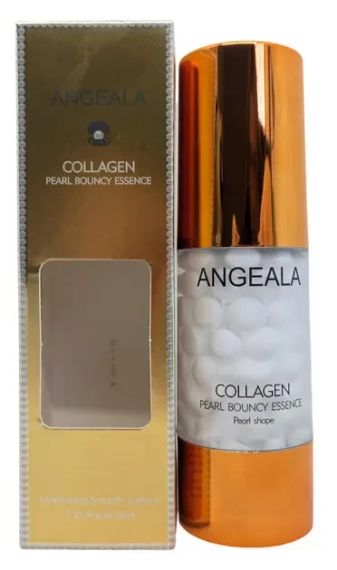 База основа под макияж Angeala 35 мл выравнивающий крем основа с коллагеном белая