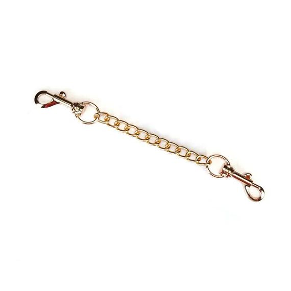 Наручники Liebe Seele Boudoir Amor Wrist Cuffs Black, з’єднувальний ланцюжок на карабінах | Зображення 7