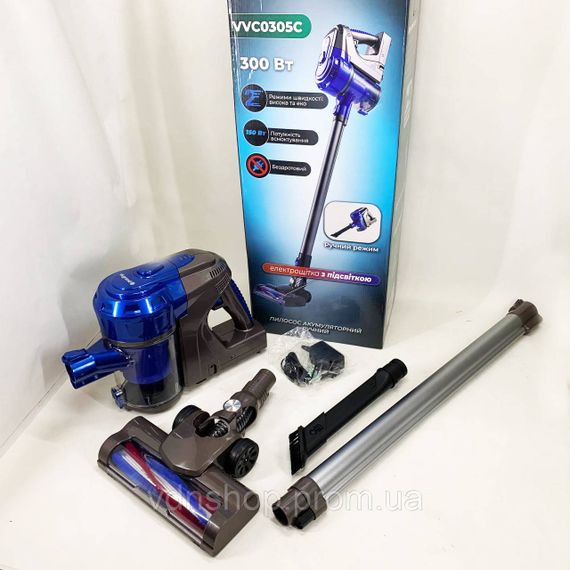 Вертикальный пылесос контейнерный VILGRAND VVC0305С 300 Вт Пылесос без мешка для сбора ручной QR-56 | Зображення 8