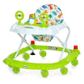 Детские Ходунки M 3168-1(Green) музыкальные и световые эффекты, со стопором