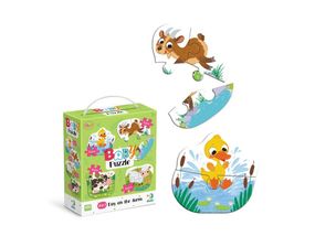 Пазл 4в1 Baby puzzle. День на фермі DoDo 300687 Різнокольоровий shop (4823115912473)