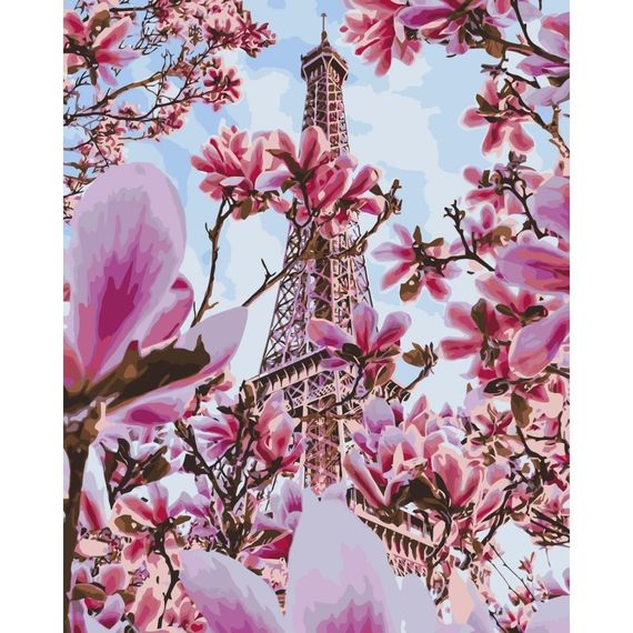 Картина по номерам "Весна в Париже" 13082-AC 40х50 см
