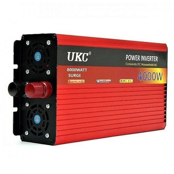 Преобразователь напряжения XPRO с 12V на 220V 4000W (15) красный (MER-15415_1923) | Зображення 4