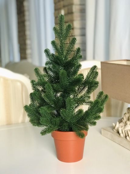 Ёлка Traditional литая в горшке 50 см зелёная новинка | Зображення 2