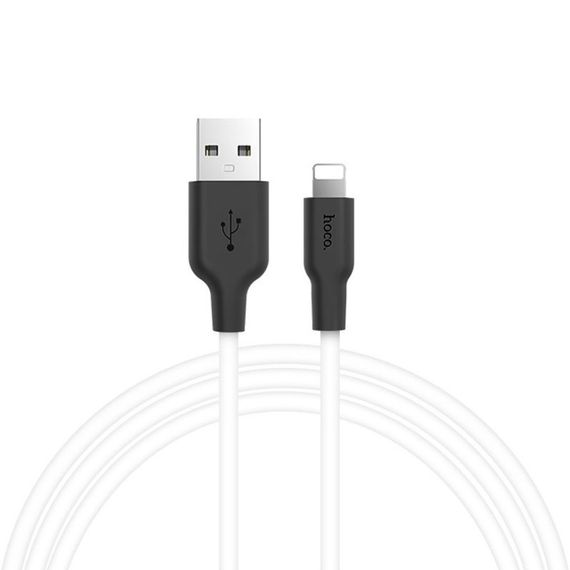 Дата кабель Hoco X21 Plus Silicone Lightning Cable (1m) | Зображення 1