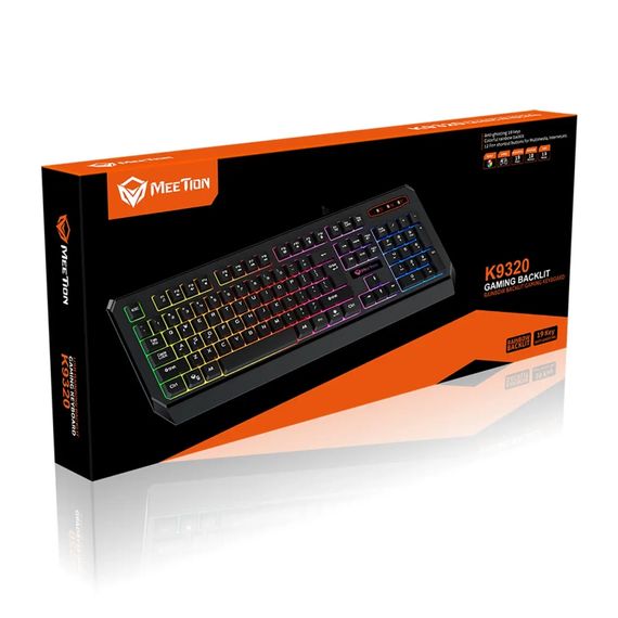 Клавіатура Meetion K9320 USB UA Black (MT-K9320-A-RUA) | Зображення 2