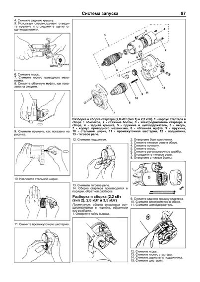 Книга: Двигатели Isuzu 4JA1, 4JB1, 4JC1, 4JG2. Руководство по ремонту. | Зображення 5