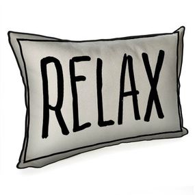 Подушка інтер'єрна з мішковини Relax 45x32 см