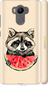 Чохол на Xiaomi Redmi 4 Prime Єнотик з кавуном "4605m-437-2448"