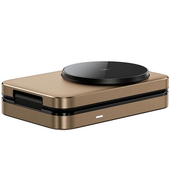 БЗУ WIWU Wi-W038 Triple 3 in 1 wireless charger Gold | Зображення 5