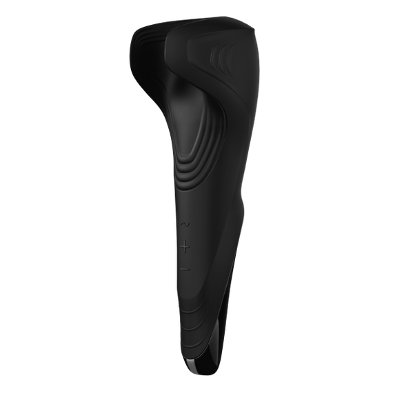 Ергономічний мастурбатор для чоловіків із вібрацією Satisfyer Men Wand, чорний Sex Aura