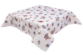 Скатертина гобеленова SK0067 Limaso, 137х240, Прямокутна, Великодній, Без люрексу, 75% поліестер, 22% бавовна, 3% акрил, Гобелен