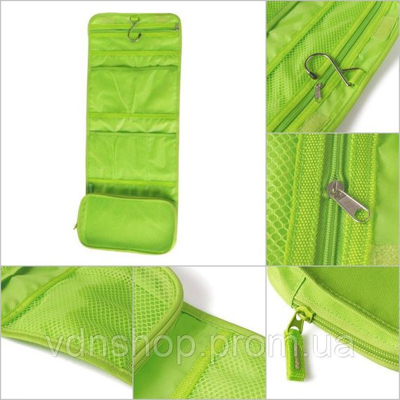 Органайзер дорожній сумочка Travel Storage Bag косметичка. Колір: зелений BO-57 | Зображення 4