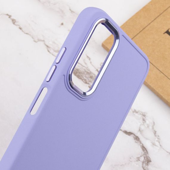 TPU чохол Bonbon Metal Style для Samsung Galaxy A14 4G/5G Бузковий / Dasheen | Зображення 4