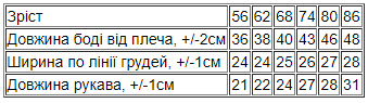 Боді ясельний для дівчинки (з довгим рукавом) Носи своє 86 Фіолетовий (p-8832-91641) | Зображення 1