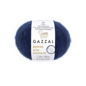 Super Kid Mohair № 64417 Gazzal Турецька пряжа для в'язання нитки кід мохер 64417