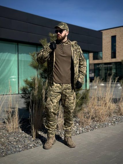 Комплект 2 в 1 Тактичний статутний костюм+ Убакс CoolPass ЗСУ Піксель мм14 Military | Зображення 3