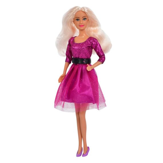 Дитяча лялька "Вечірня красуня" DEFA 8226(Violet) гребінець | Зображення 1